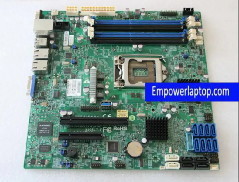 Supermicro X10SL7-F C222 LGA 1150 placa-mãe de servidor simples com suporte para CPU SAS V2 V3 V4