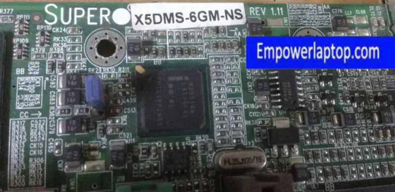 Placa-mãe para servidor SuperMicro X5DMS-6GM-NS 604