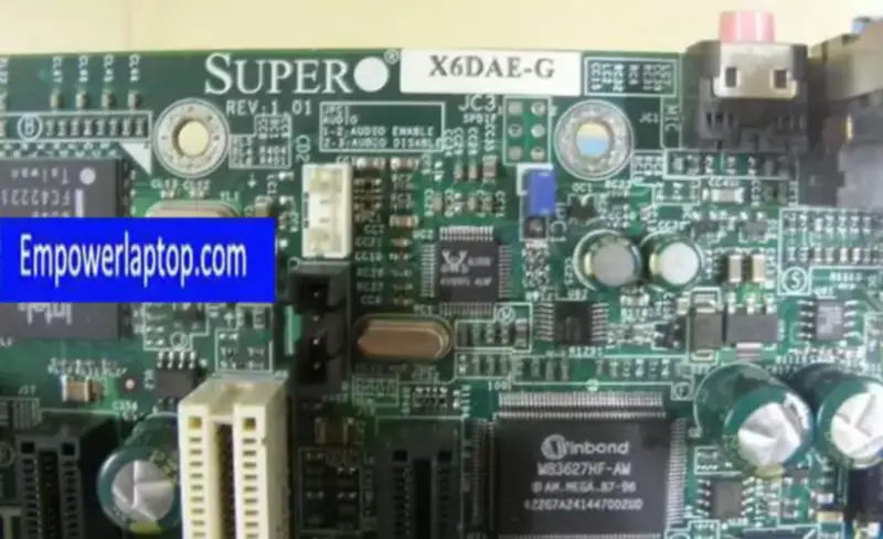 Placa-mãe para estação de trabalho SuperMicro X6DAE-G 800 FSB Slot duplo PCI-E