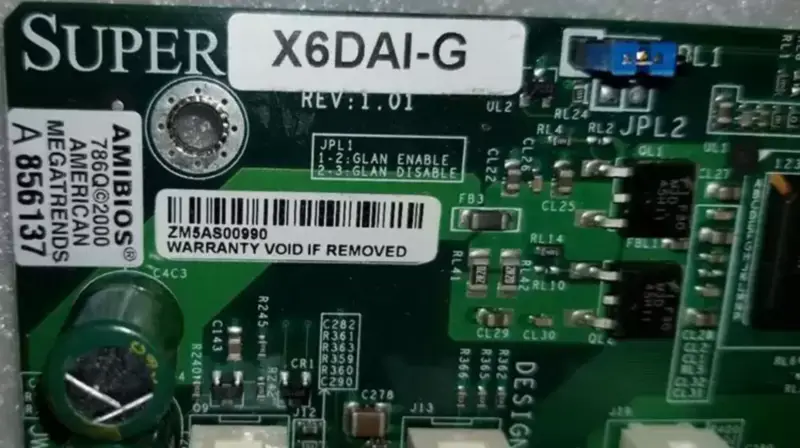 Placa-mãe SuperMicro X6DAI-G Socket 604 Dual Xeon 800 FSB