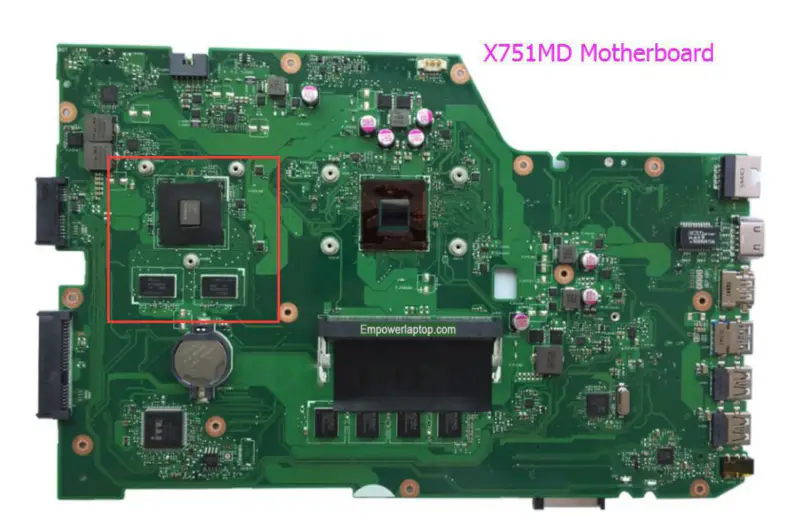 Placa-mãe Asus X751M X751MD REV2.0