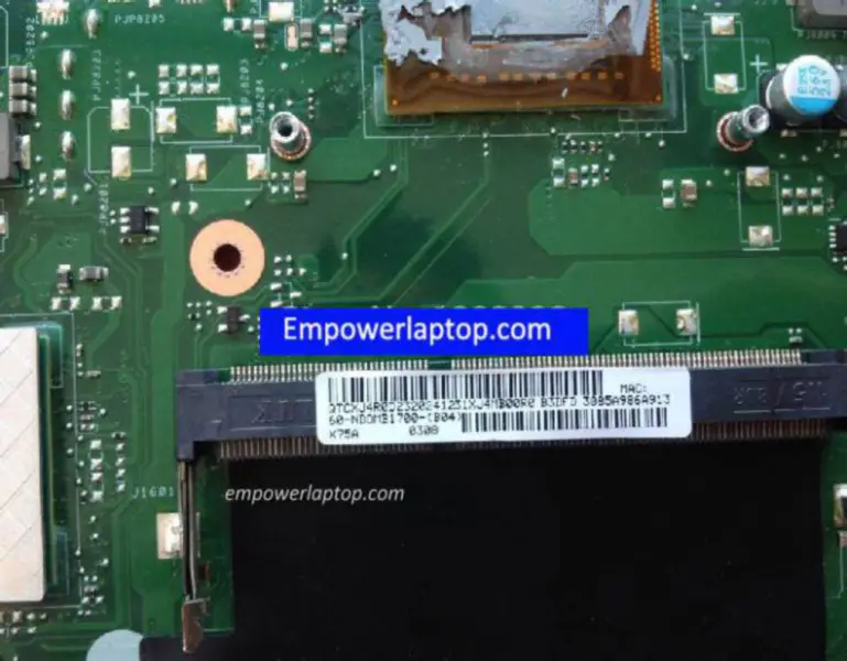 Placa-mãe Asus X75 X75A
