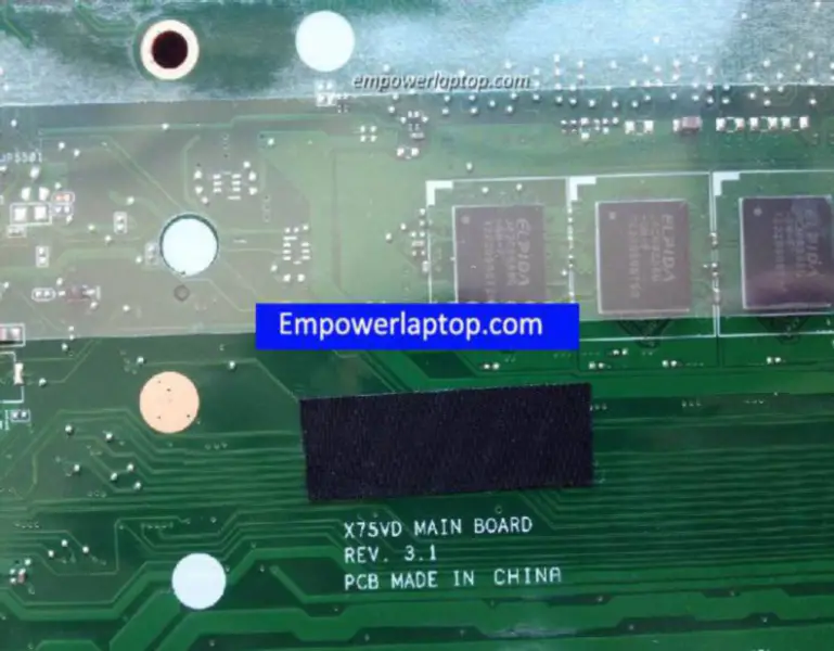 Placa-mãe Asus X75 X75A