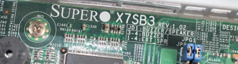Placa-mãe de servidor SuperMicro X7SB3 REV 1.02