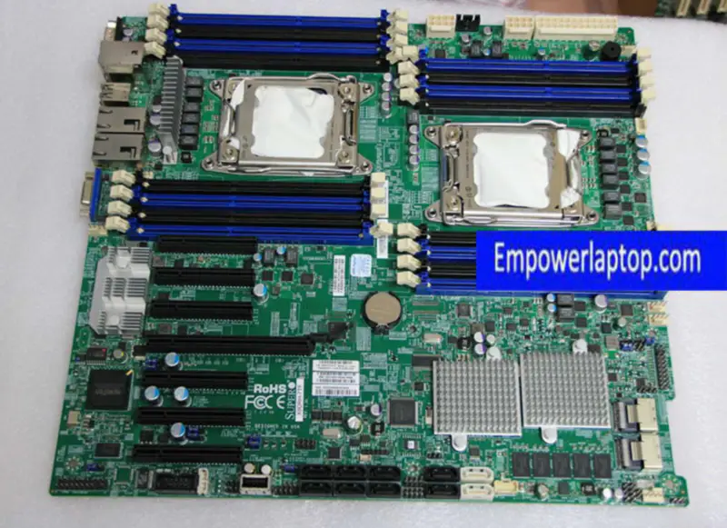 Placa-mãe para estação de trabalho de servidor SuperMicro X9DRH-7TF REV:1.01 LGA2011 2690 V2
