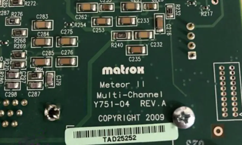 Placa-mãe industrial Matrox METEOR2-MC/4* Y751-04 REV.A