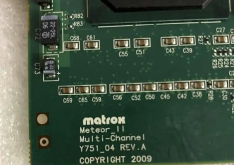 Placa-mãe industrial Matrox METEOR2-MC/4* Y751-04 REV.A