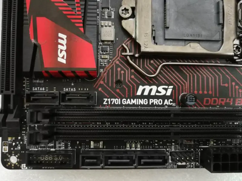 MSI Z170I GAMING PRO AC Placa-mãe LGA1151 DDR4 32G Mini-ATX