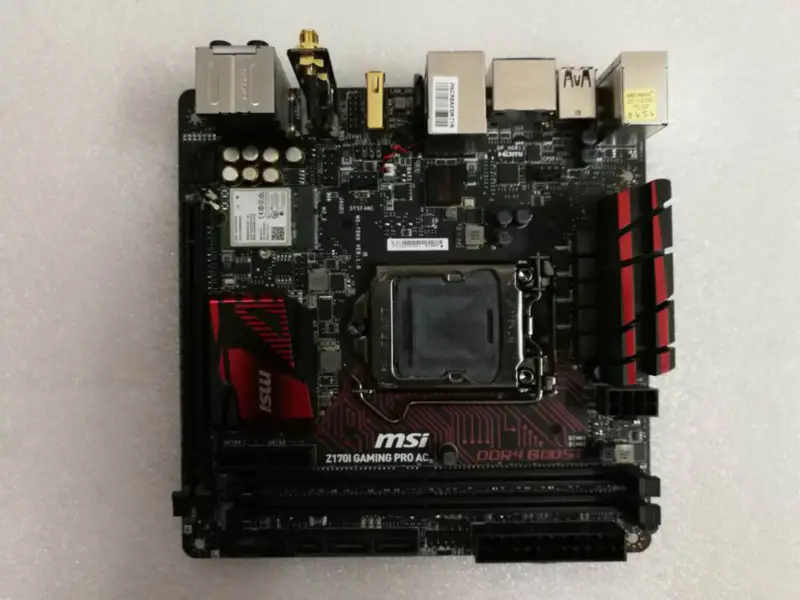 MSI Z170I GAMING PRO AC Placa-mãe LGA1151 DDR4 32G Mini-ATX