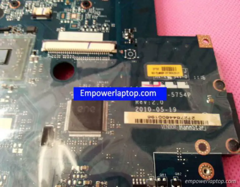 Placa-mãe Lenovo LA-5754P Z565 G565