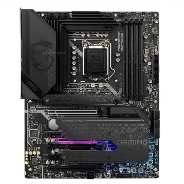 MSI MPG Z590 GAMING PLUS Placa-mãe DDR4 128GB Overlocking Intel Z590