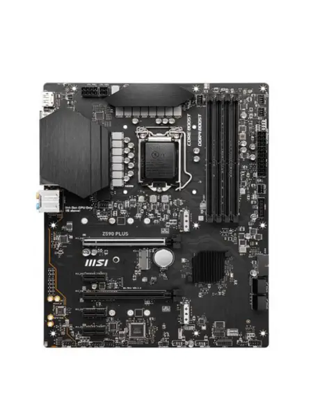 Placa-mãe MSI Z590-PLUS LGA1200 10100F 10400F 10700K