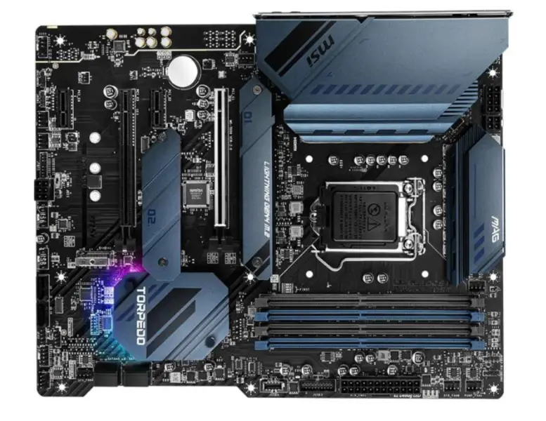 MSI Z590 TORPEDO Placa-mãe LGA1200 compatível com CPU 11900K/11700K