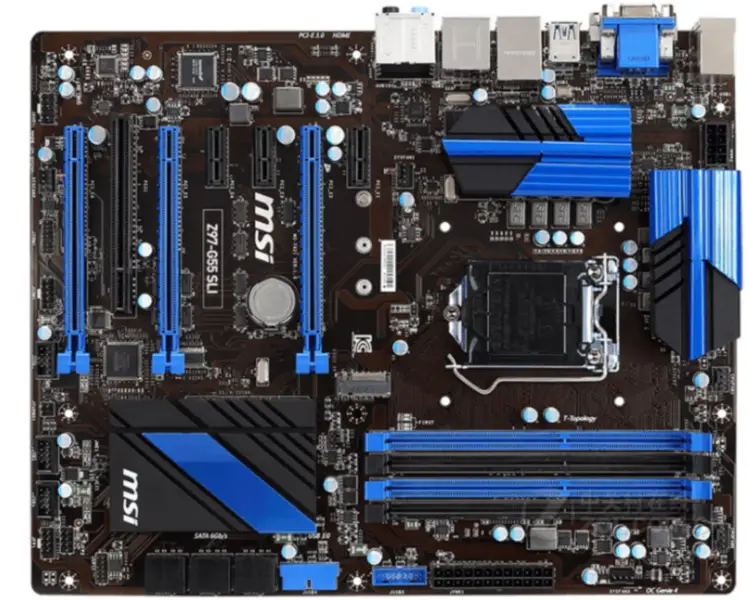 MSI Z97-G55 SLI Placa-mãe DDR3 32GB PCI-E 3.0 M.2 VGA DVI i7 i5 i3 PCI-E X16