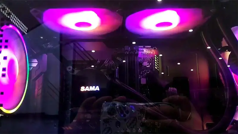 Argb 240mm Radiador de arrefecimento líquido para caixa de computador