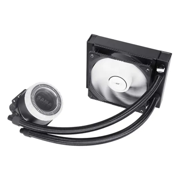 Luzes LED Ventilador líquido para arrefecimento de água da CPU