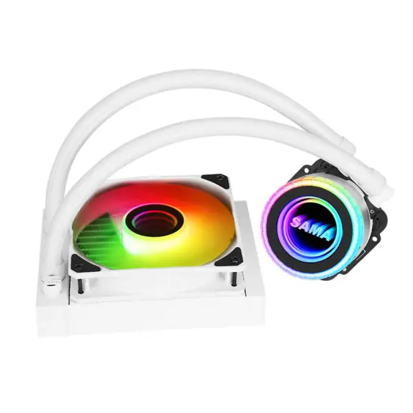Luzes LED Ventilador líquido para arrefecimento de água da CPU