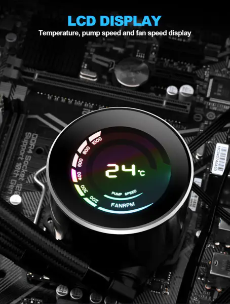 Dissipador de calor permutador de calor Cpu Water Cooler para Laptop Case