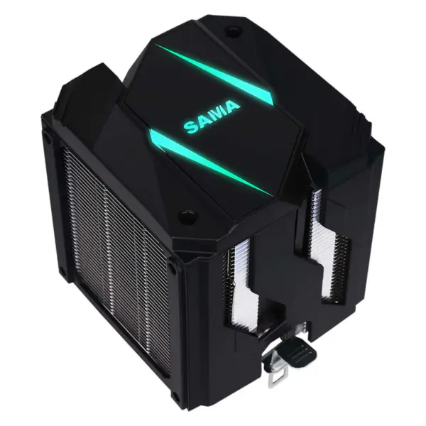 Service Cpu Cooler 90mm Argb Cpu Cooling 4 Heatsink Compatível com Intel e Amd