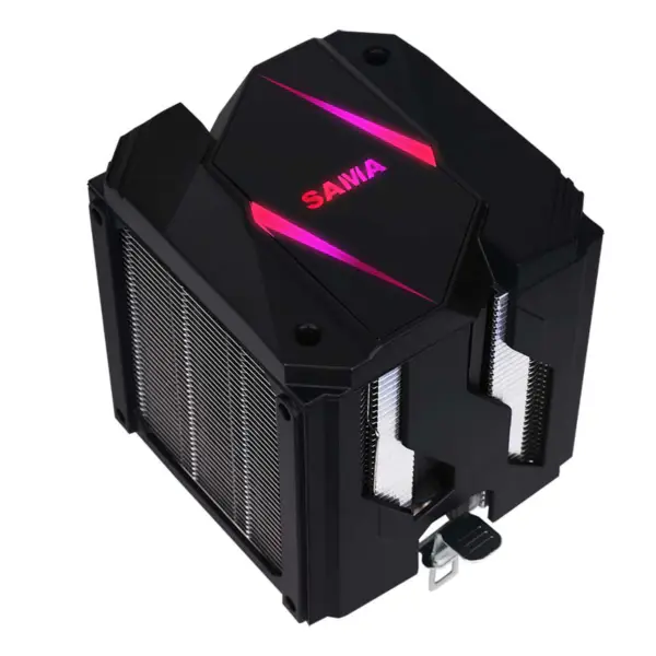 Service Cpu Cooler 90mm Argb Cpu Cooling 4 Heatsink Compatível com Intel e Amd