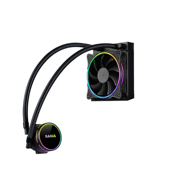 Sama 120mm Radiador Rainbow Pc Para Cpu Rgb Liquid Cooler Bloco Computador Cpu Water Coolers