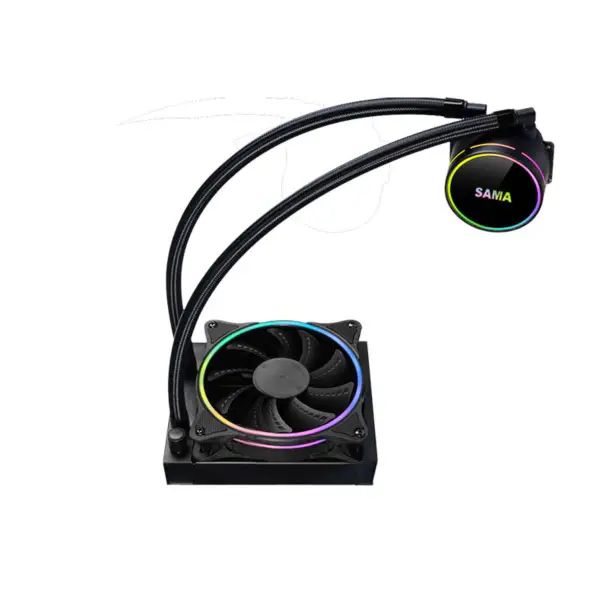 Sama 120mm Radiador Rainbow Pc Para Cpu Rgb Liquid Cooler Bloco Computador Cpu Water Coolers