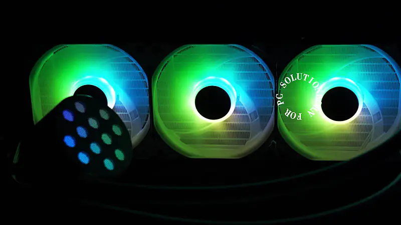 Sama 24cm Aio Cpu Cooler Radiador Cobre Display Água Resfriamento Líquido Pc Cpu Cooler Rgb Glow Com Bomba de Baixo Ruído