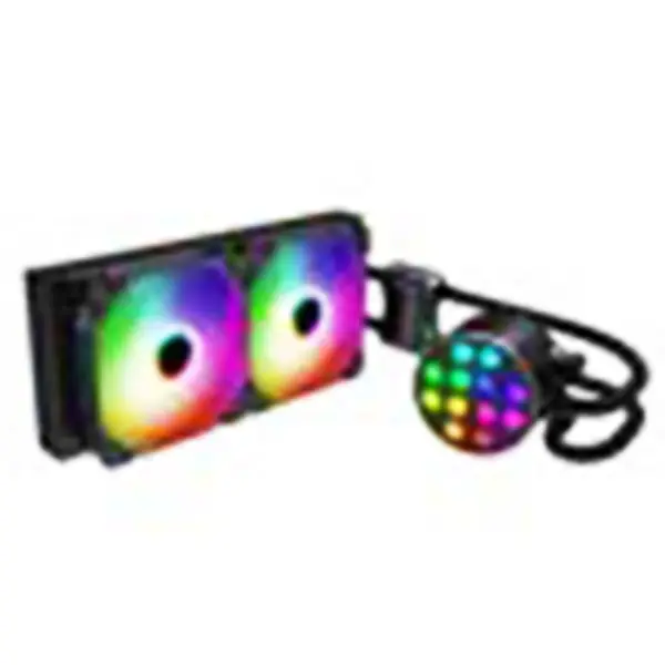 Sama 24cm Aio Cpu Cooler Radiador Cobre Display Água Resfriamento Líquido Pc Cpu Cooler Rgb Glow Com Bomba de Baixo Ruído