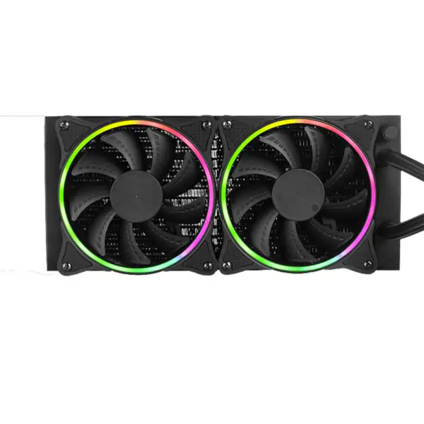 Sama 24cm Aio Cpu Cooler Radiador Cobre Água Arrefecimento Líquido Pc Cpu Cooler Rgb Glow