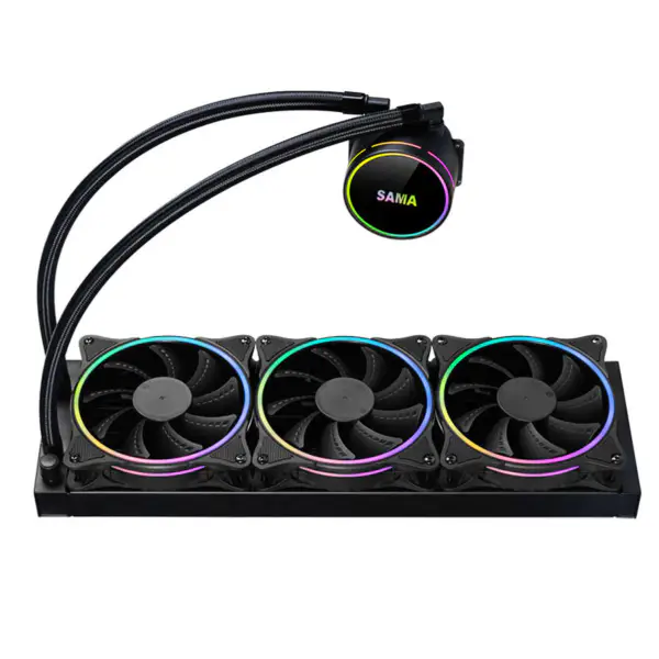 Sama 360mm Radiador Rainbow Pc Para Cpu Rgb Liquid Cooler Bloco Computador Cpu Water Coolers