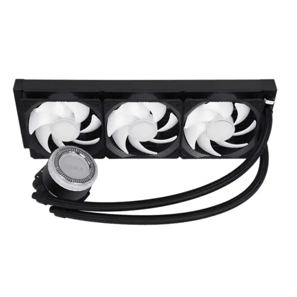Sama 36cm Aio Cpu Cooler Radiador Cobre Display Água Resfriamento Líquido Pc Cpu Cooler Rgb Glow Com Bomba de Baixo Ruído