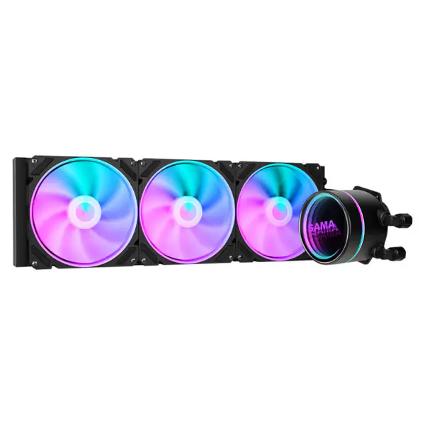 Sama 420mm Gpu Cooler Lga 1700 Pc Cpu Water Cooling Kit Rainbow Pc Cpu Water Cooling Kit