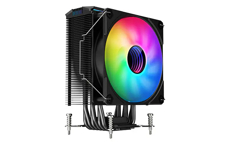 Sama 6 Tubos de Calor Cpu Cooler 120mm Pwm 4 Pinos Pc Radiator Quiet For Intel Lga 1700 1200 1150 1151 1155 Amd Am4 Am5 Cpu Cooling F