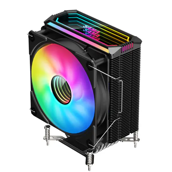 Sama 6 Tubos de Calor Cpu Cooler 4 Pinos Rgb Pc Silencioso Para Intel Lga 2011 775 1200 1150 1151 1155 X79 X99 Am3 Am4 Am5 Cpu Cooling Fan H