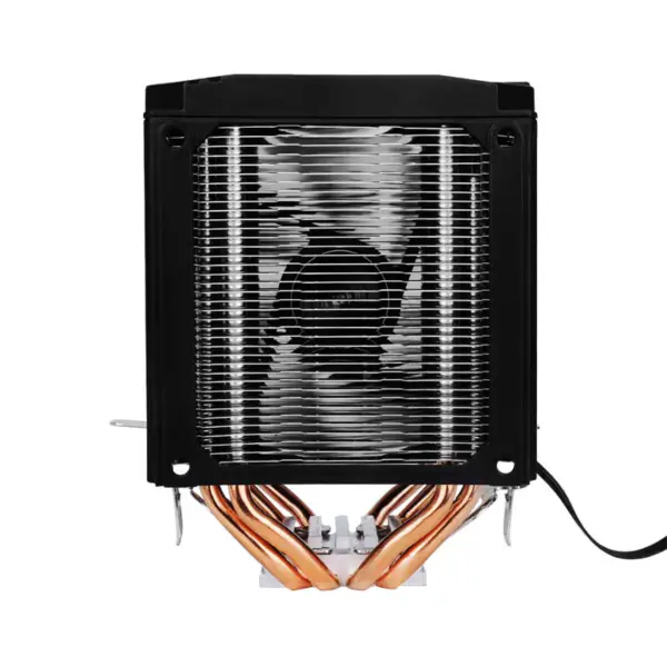 Sama 9cm Dual Tower Air Cooler Customizable Argb Top Cover Cpu Radiator Black/silver Pequeno mas potente refrigerador de ar para CPU