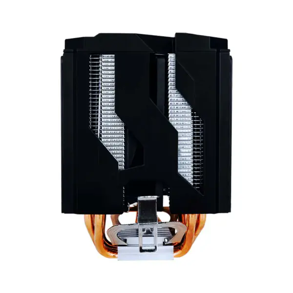 Sama 9cm Dual Tower Air Cooler Customizable Argb Top Cover Cpu Radiator Black/silver Pequeno mas potente refrigerador de ar para CPU