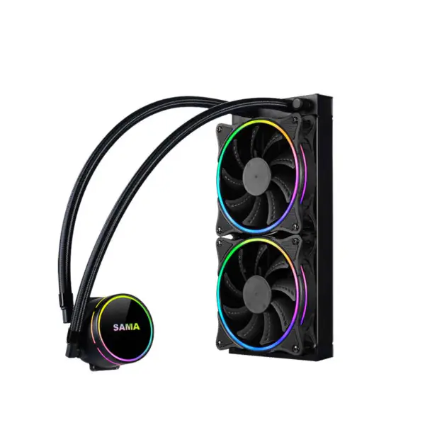 Sama Aio Cpu 240mm Radiador Dissipador de calor líquido Rgb Cooler Cpu Water Cooling Radiator Pc Gaming