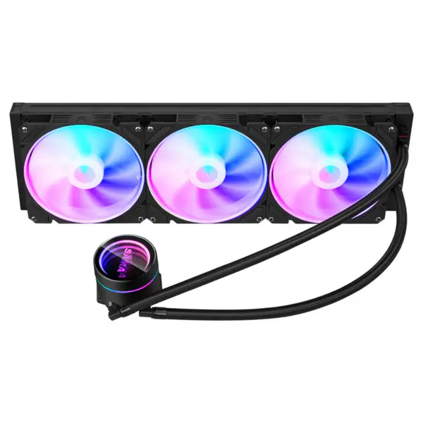 Sama Aio Water Cooling 420mm Addressable Argb Lighting Fan Heatsink Computer Water Cooling For Intel Amd