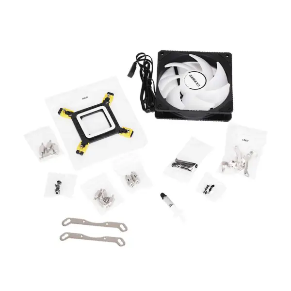 Sama Argb Coloful 120mm Radiador Branco para Arrefecimento de Água de CPU de PC
