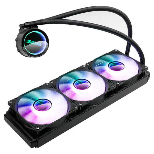 Sama Argb Coloful 360mm Resfriamento de água Pc Cpu Resfriador de água