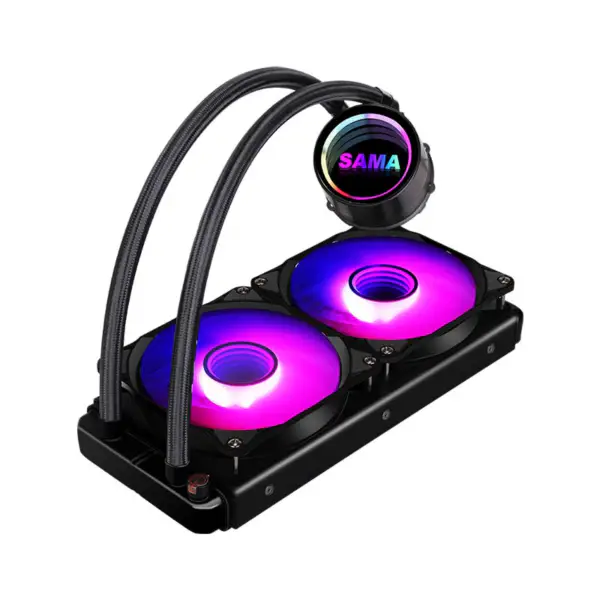 Sama Argb Resfriamento de água da CPU Resfriador de água da CPU Resfriamento de água do PC com alto fluxo de ar Pi240
