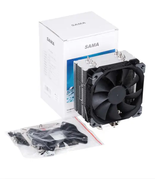 Sama Customization 6 Heatpipes Arrefecedor de ar de CPU Dissipador de calor Ventilador de CPU
