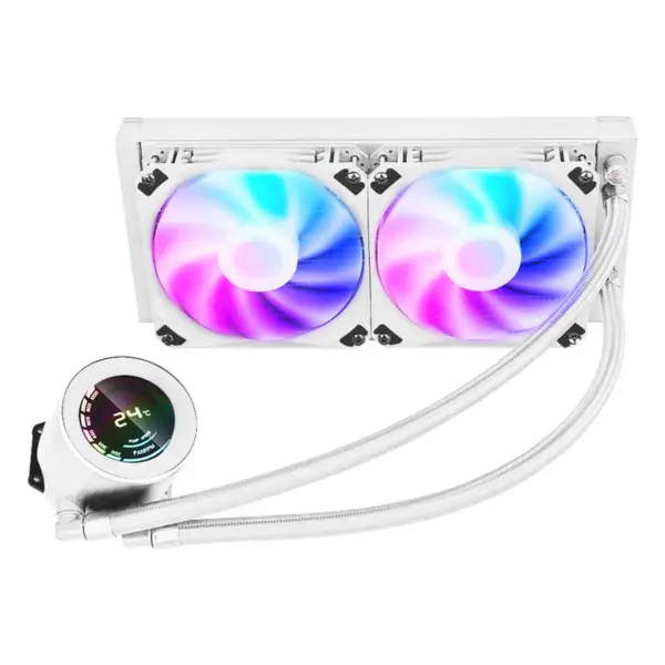 Sama Aio 240mm Ecrã LCD Sistema de arrefecimento a água Arrefecimento do PC Arrefecimento a água Heatdink Cpu