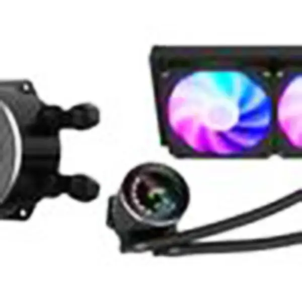 Sama Aio 240mm Ecrã LCD Sistema de arrefecimento a água Arrefecimento do PC Arrefecimento a água Heatdink Cpu