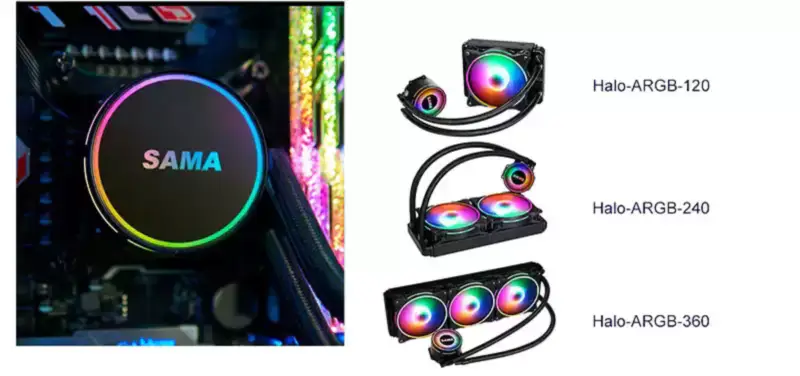 Sama Pc 360mm Radiador Líquido Aio Cpu Cooler Gpu Water Cooling Kit System Para Cpu