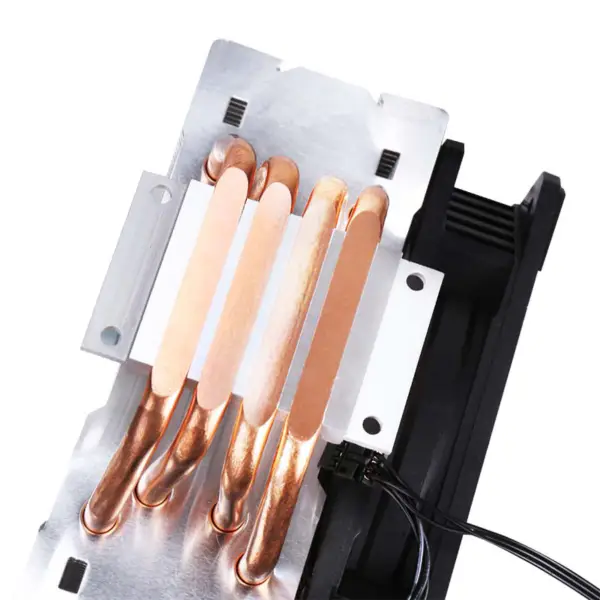 Sama Black Rainbow Rgb Gaming Computer Cooling Radiator Heat Pipe Processor Air Cooling Cpu Air Coolers With 4 Copper Pipe