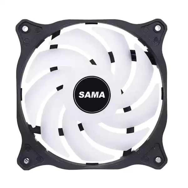 Sama Twister Argb Ventilador de caixa de CPU de computador 120mm Ventilador de arrefecimento de CPU para caixa de jogos Pc