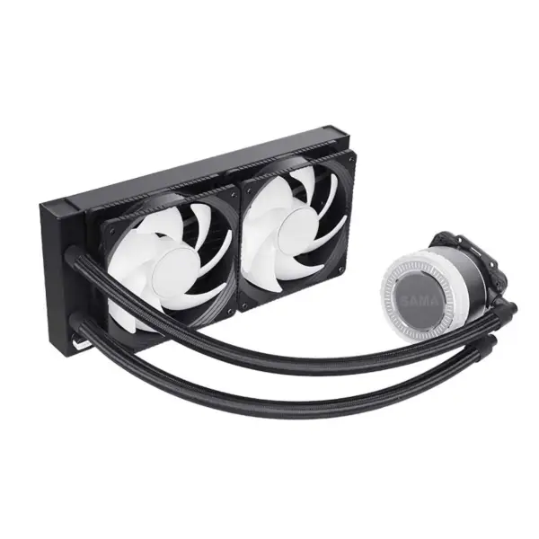 Radiador Sama 240mm Preto para arrefecimento da água da CPU do PC