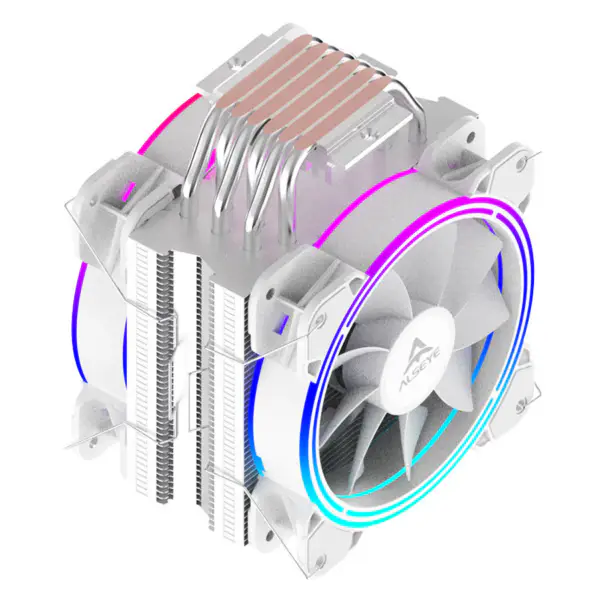 Alseye 6pipes 120mm dissipador de calor duplo ventilador Argb Cpu Fan Cooler