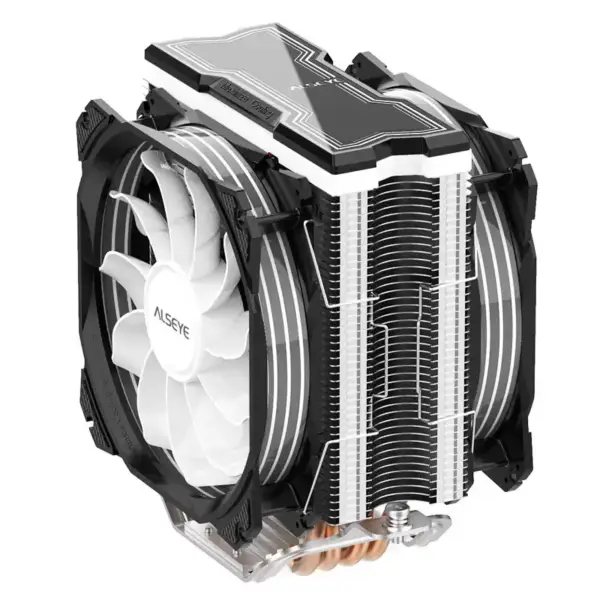 Alseye Popular M120d Black Color 120mm Cpu Cooler Pc Gaming Air Cooling System